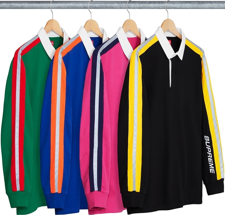Reflective Sleeve Stripe Rugby